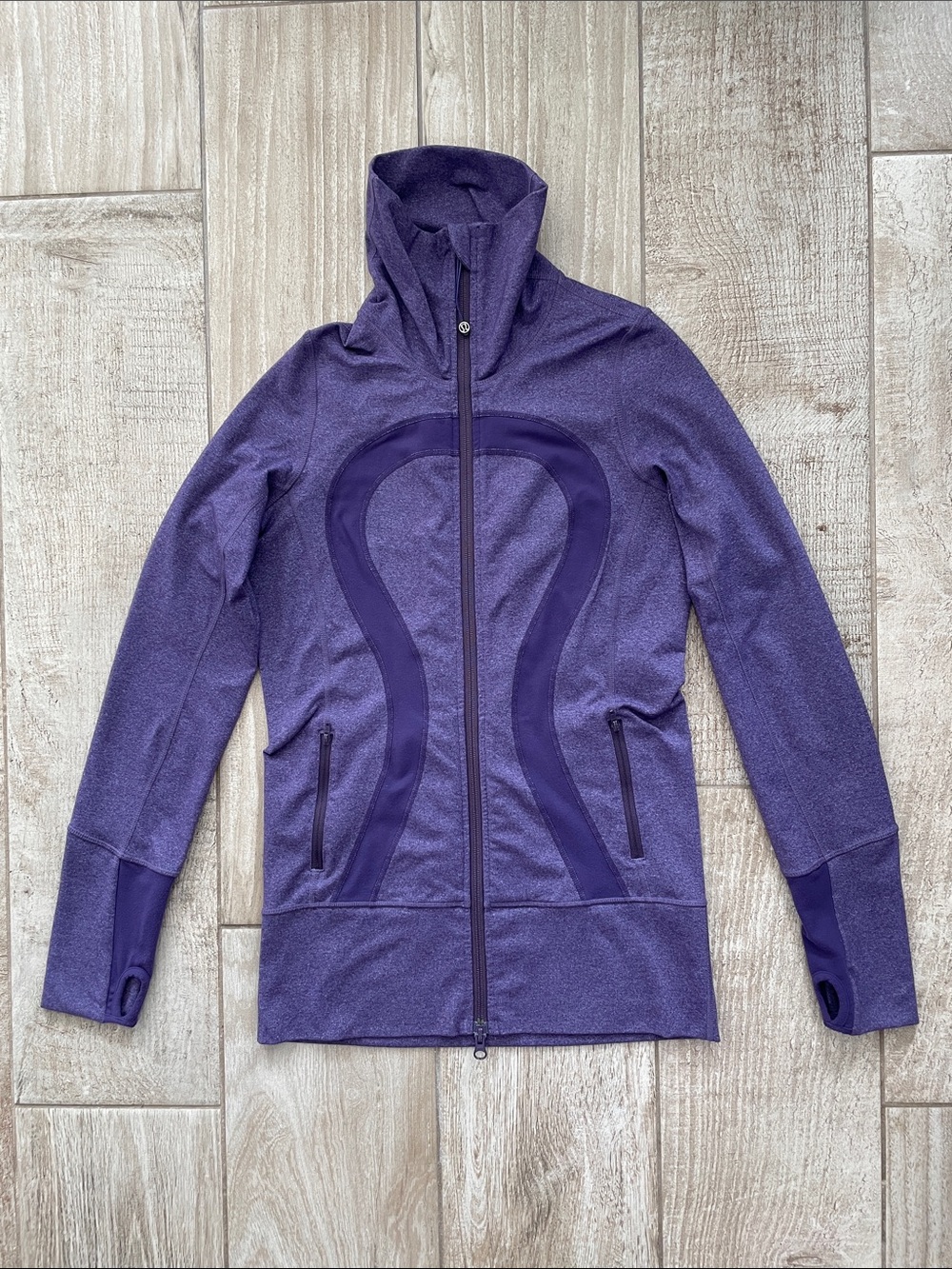 Lululemon athletica purple jacket, size 4